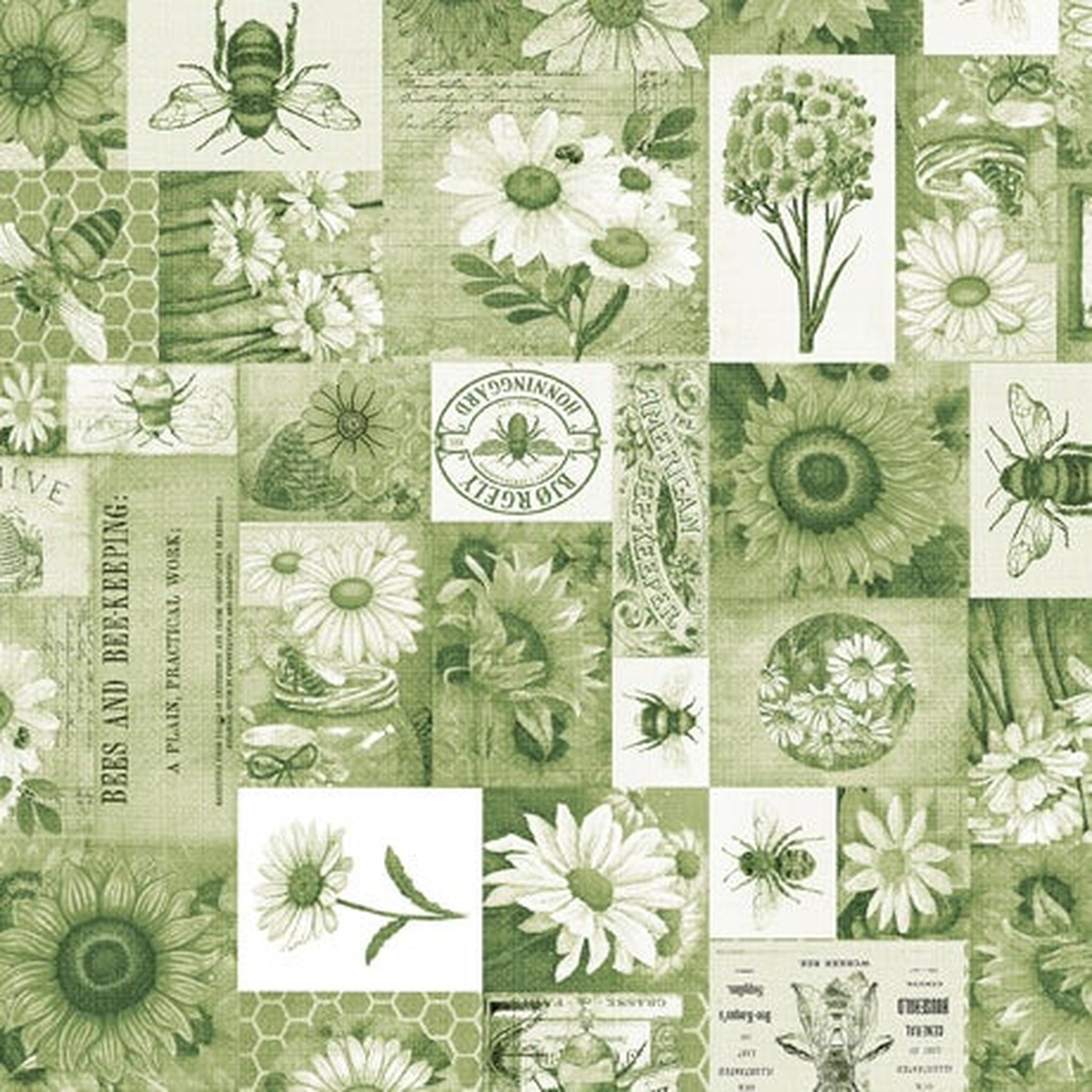 Sweet as Honey by Dan Morris - Bee and Floral Patch - H