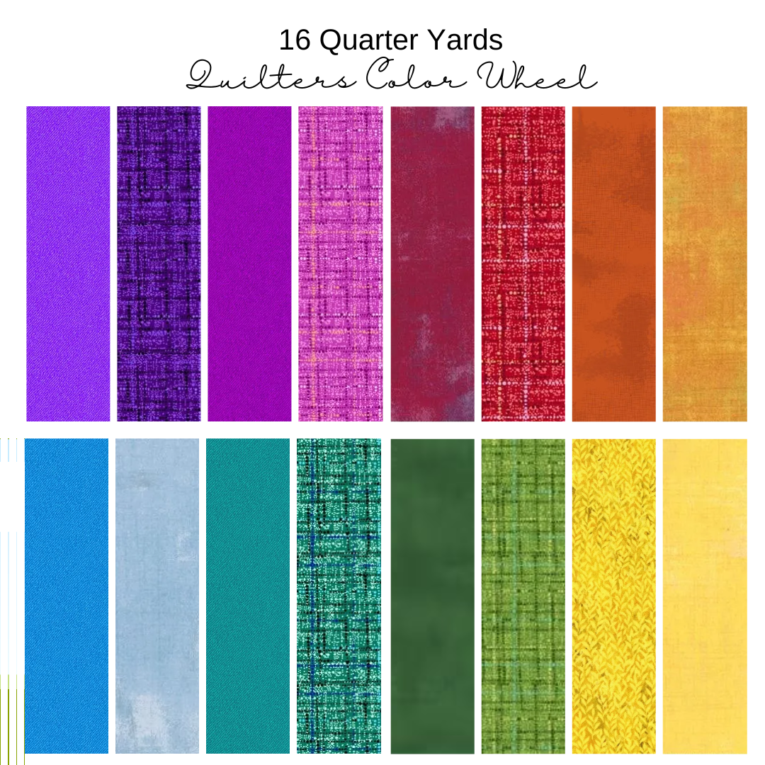Quarter Yard Bundle: The Quilters Color Wheel