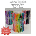 6" Apple Peel (21) Peel of The Month September 2026 Tula Pink Rainbow
