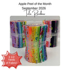 6" Apple Peel (21) Peel of The Month September 2026 Tula Pink Rainbow