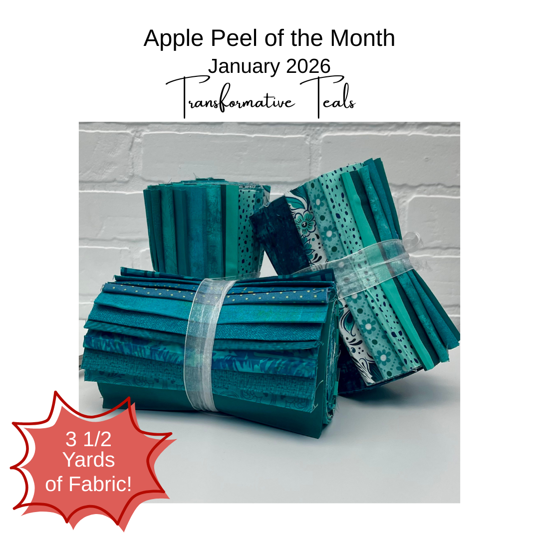 6" Apple Peel (21) Peel of The Month - Transformative Teal - January 2026