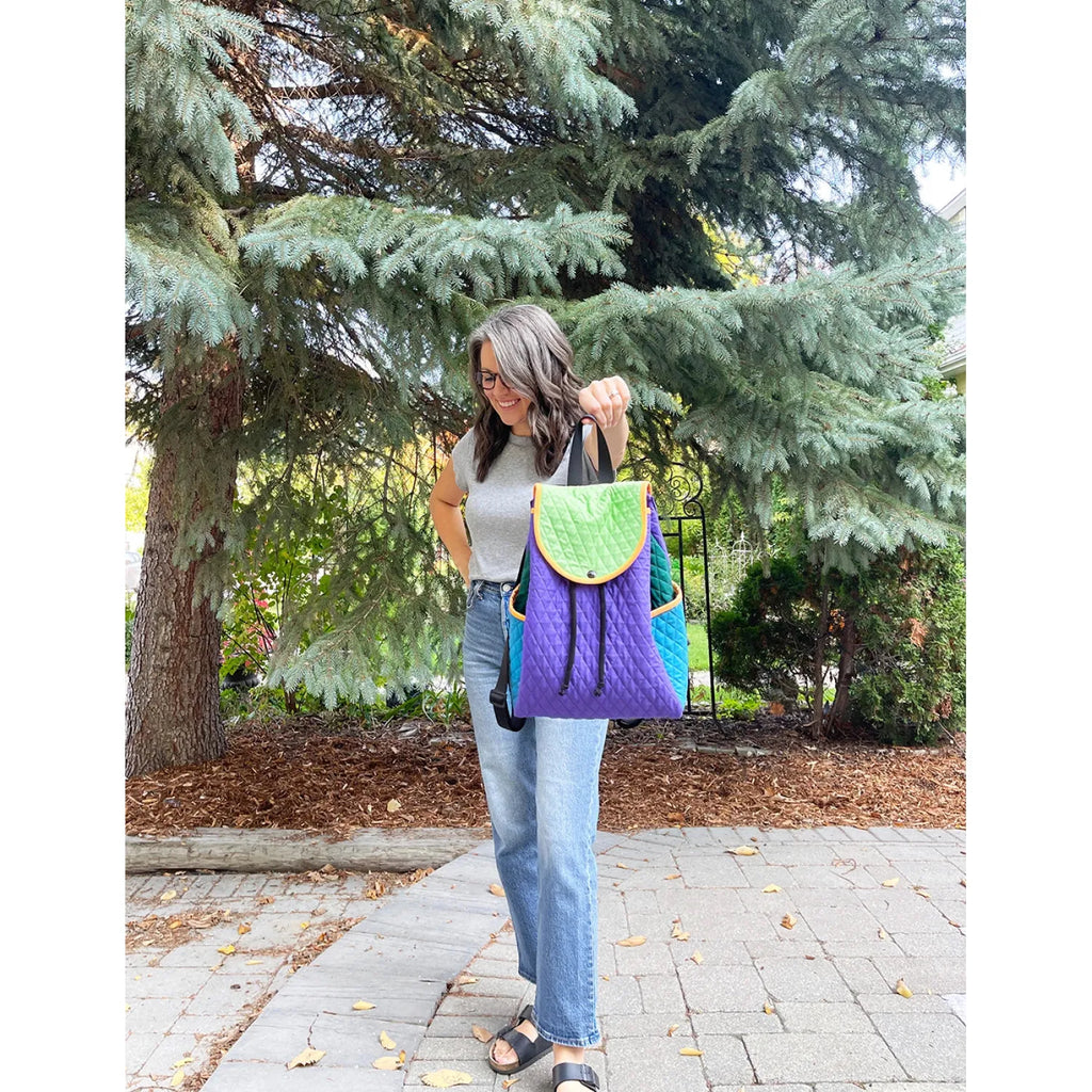 Pattern: Pembina Backpack Quilted Bag by The Blanket Statement