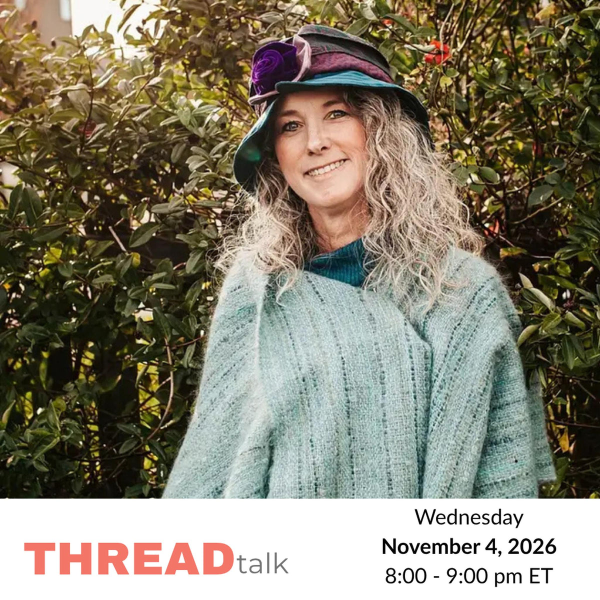 11/04/26 - VIRTUAL THREAD Talk - Laureen Smith - 8-9pm ET