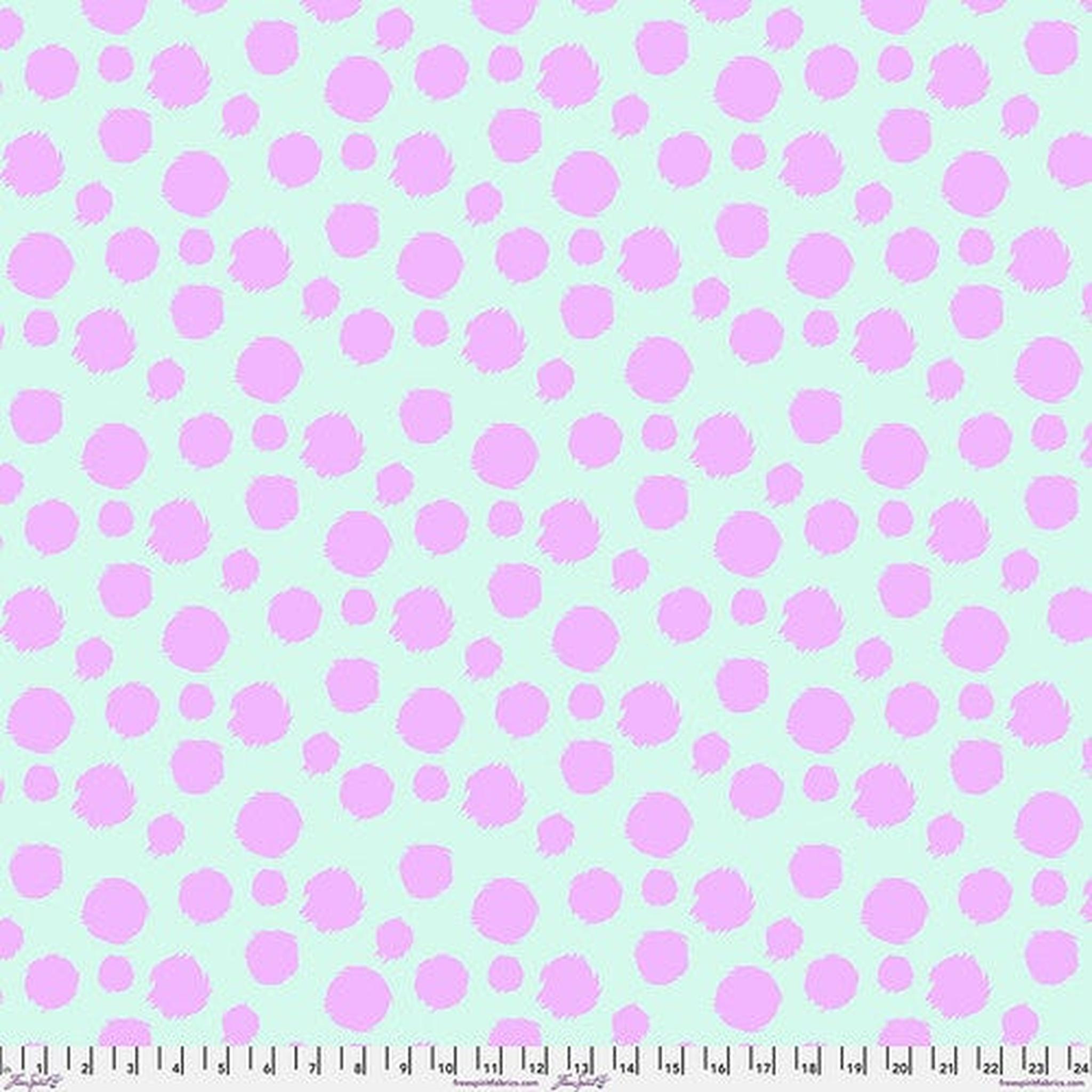 Tabby Road by Tula Pink - (Minky) Fur Ball: Technomint