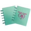 Teal Discbound Pattern Storage Binder by Villa Rosa