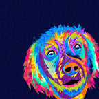 The Farmyard Collection Lola the Dog - Panel (36"x44")