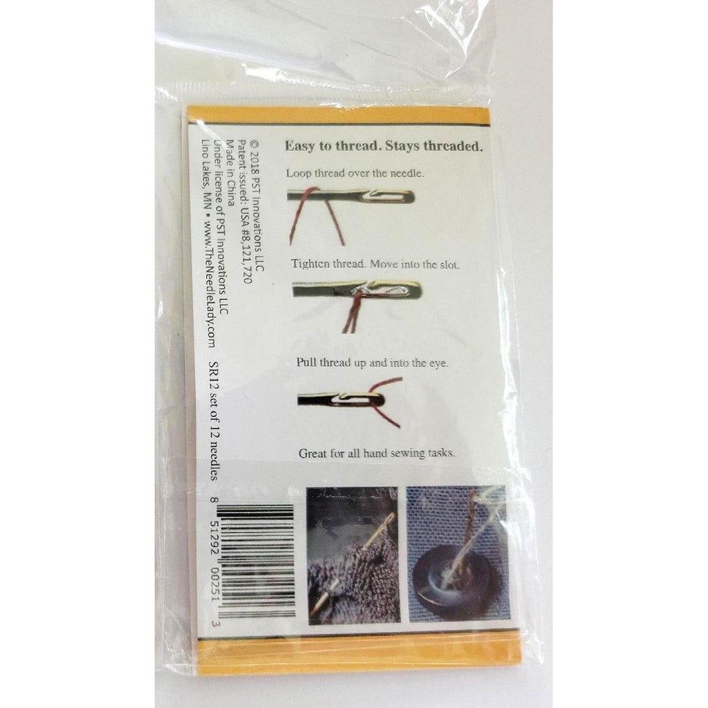 The Needle Lady's Side Threading Needles 12pc