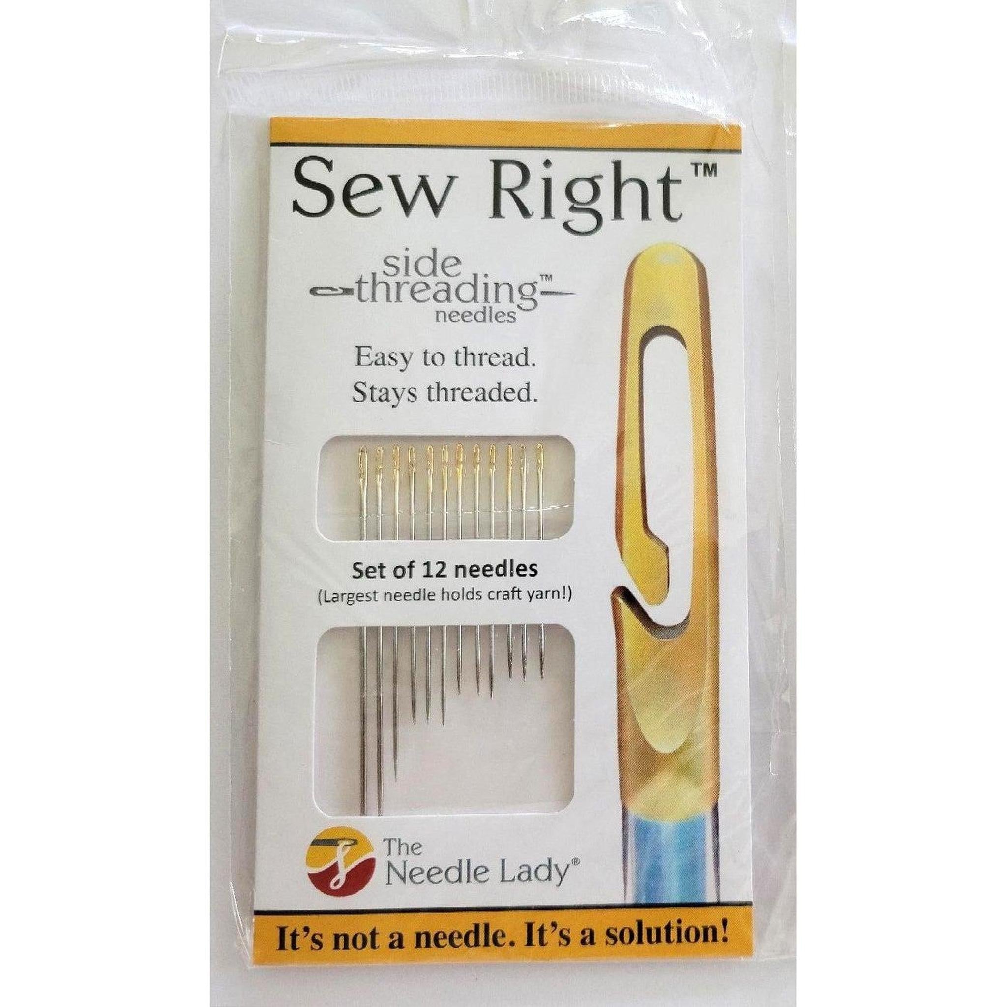 The Needle Lady's Side Threading Needles 12pc