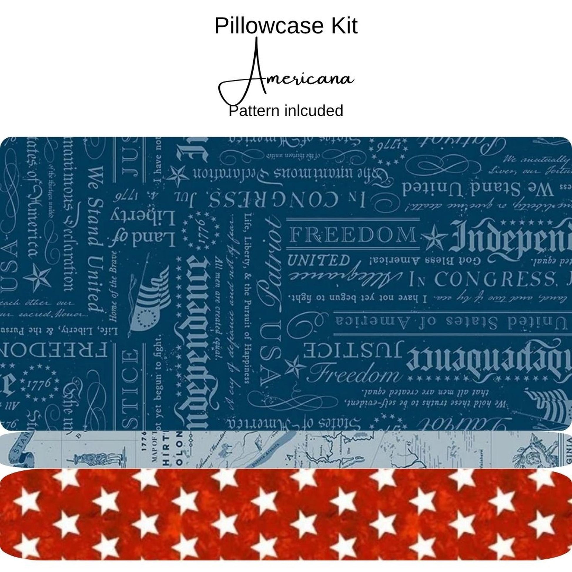 Kit: Burrito Pillowcase - Americana