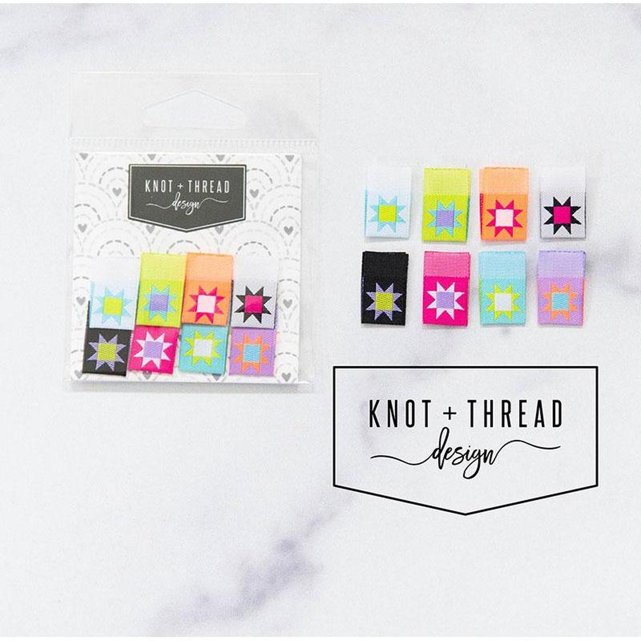 Woven Labels by Renaissance - Tiny Sawtooth Star