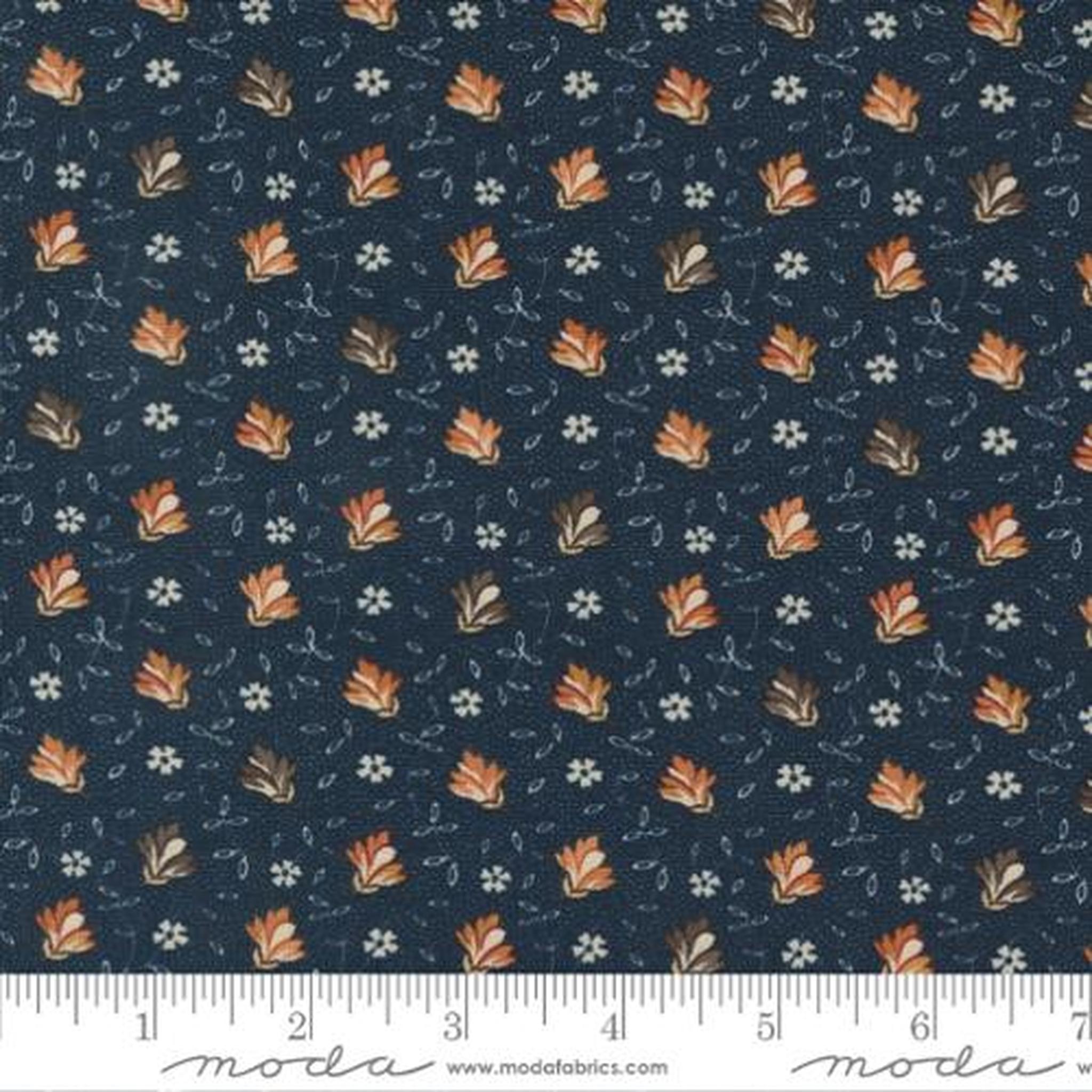 Fluttering Leaves by Kansas Troubles - Blue Spruce - Small Print