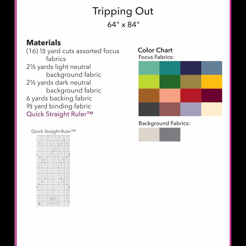 Sew Kind of Wonderful - Tripping Out Quilt Pattern