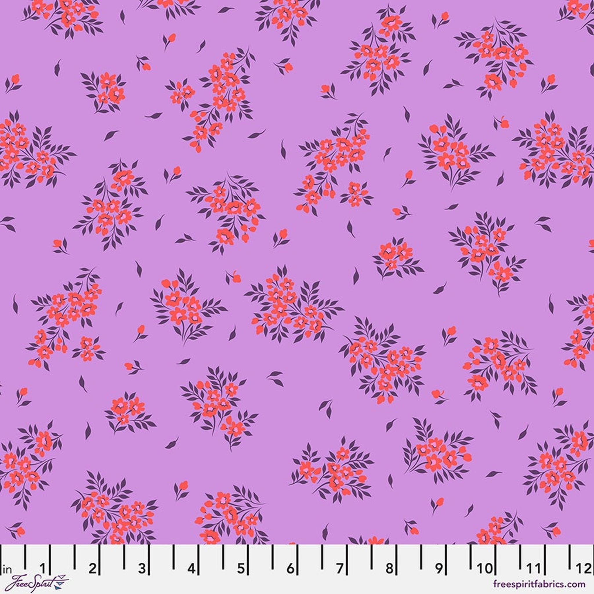True Colors 2025 by Tula Pink - What a Ditz: Heliotrope