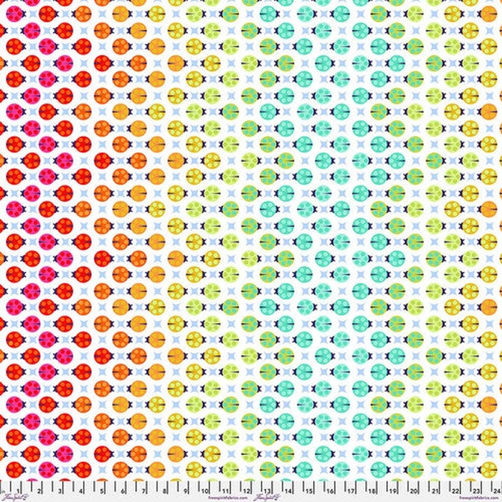 True Colors by Tula Pink - (Minky) Painted Ladies - Glow