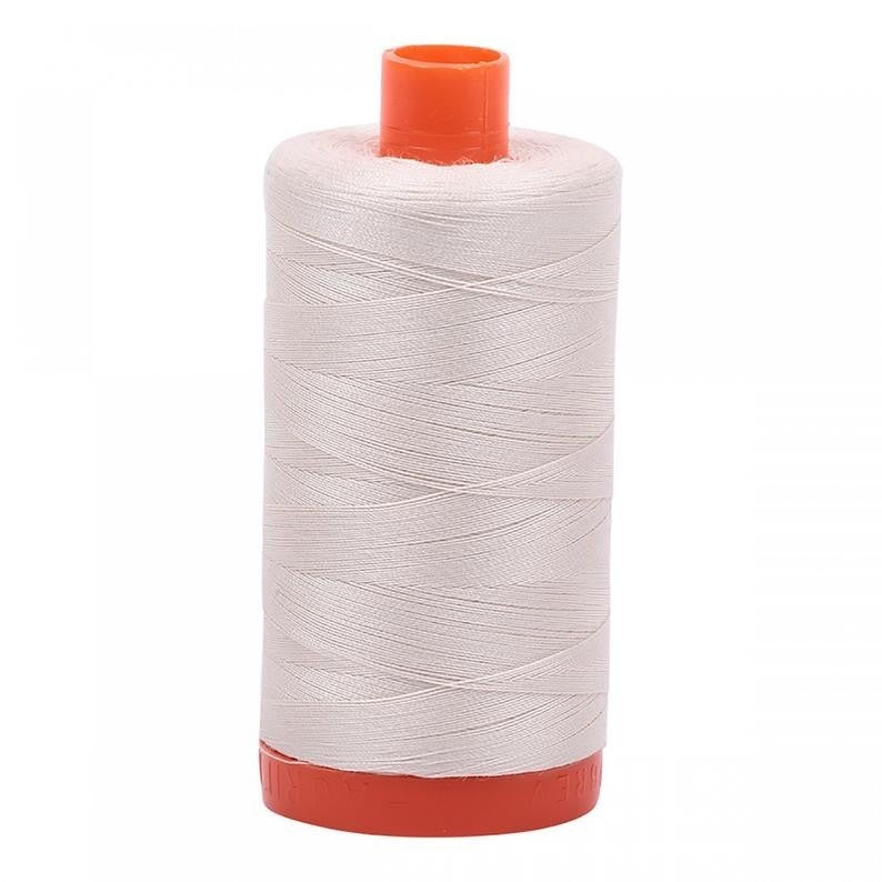 Aurifil Cotton Thread 50wt - Pearl White A1050-2309