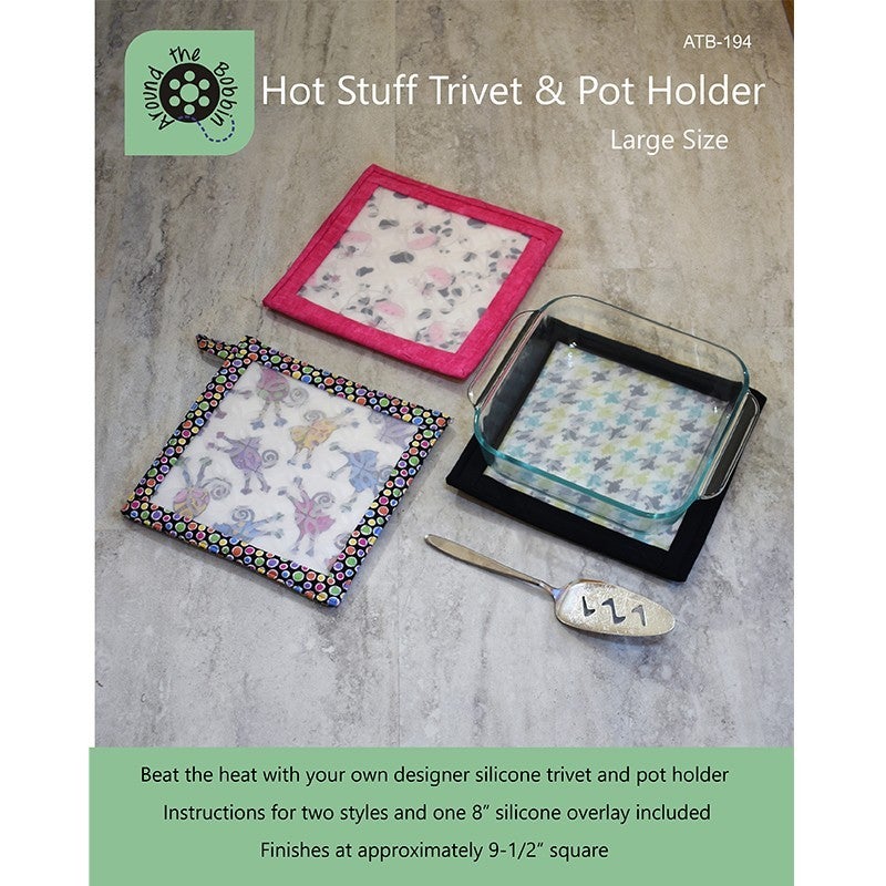 Hot Stuff Trivet Large Includes Pattern & Silicone for (1)