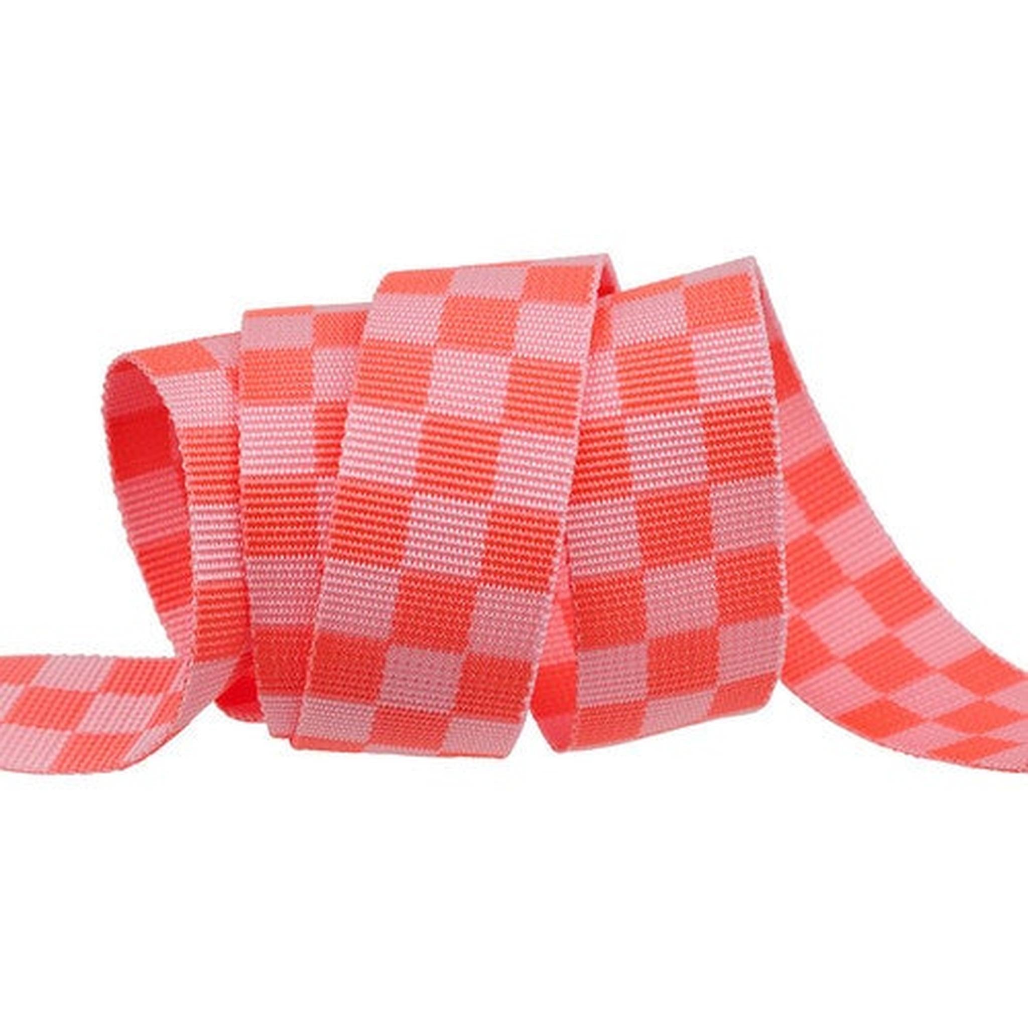 Tula Pink 1-1/2in Wide Renaissance Ribbon Webbing - Check Please Lunar