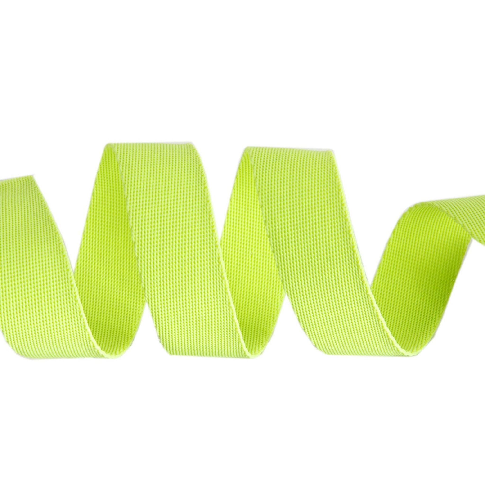 Tula Pink EverGlow Webbing 1" Moonbeam/Neon