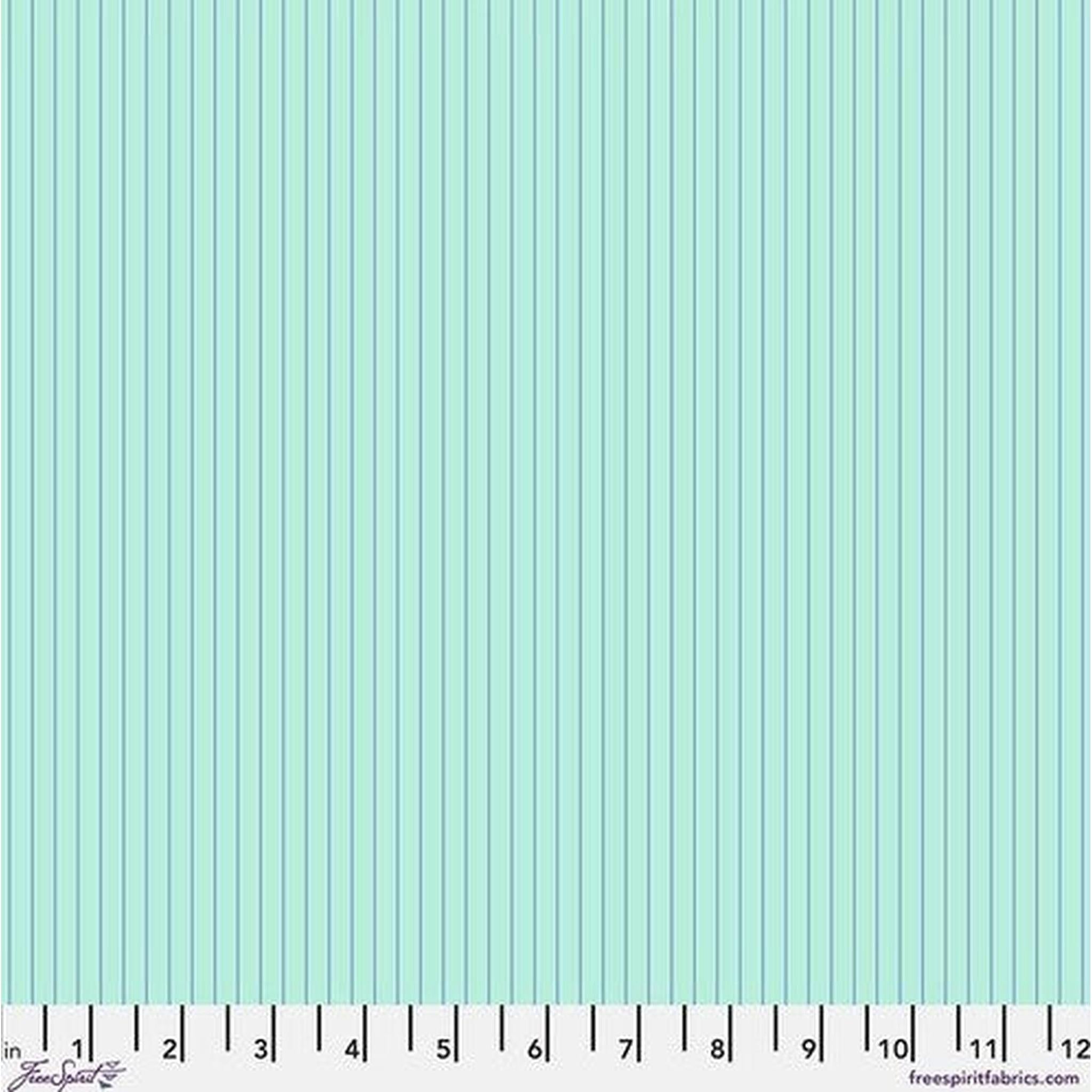 Tula Pink True Colors Tiny Stripes Misty