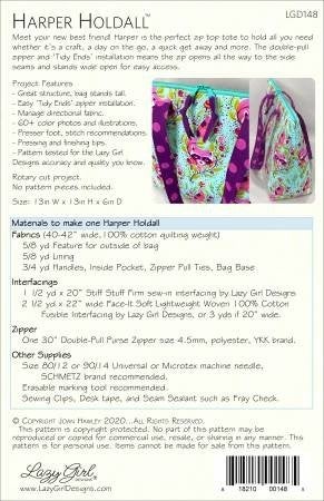 Pattern:  Harper Holdall