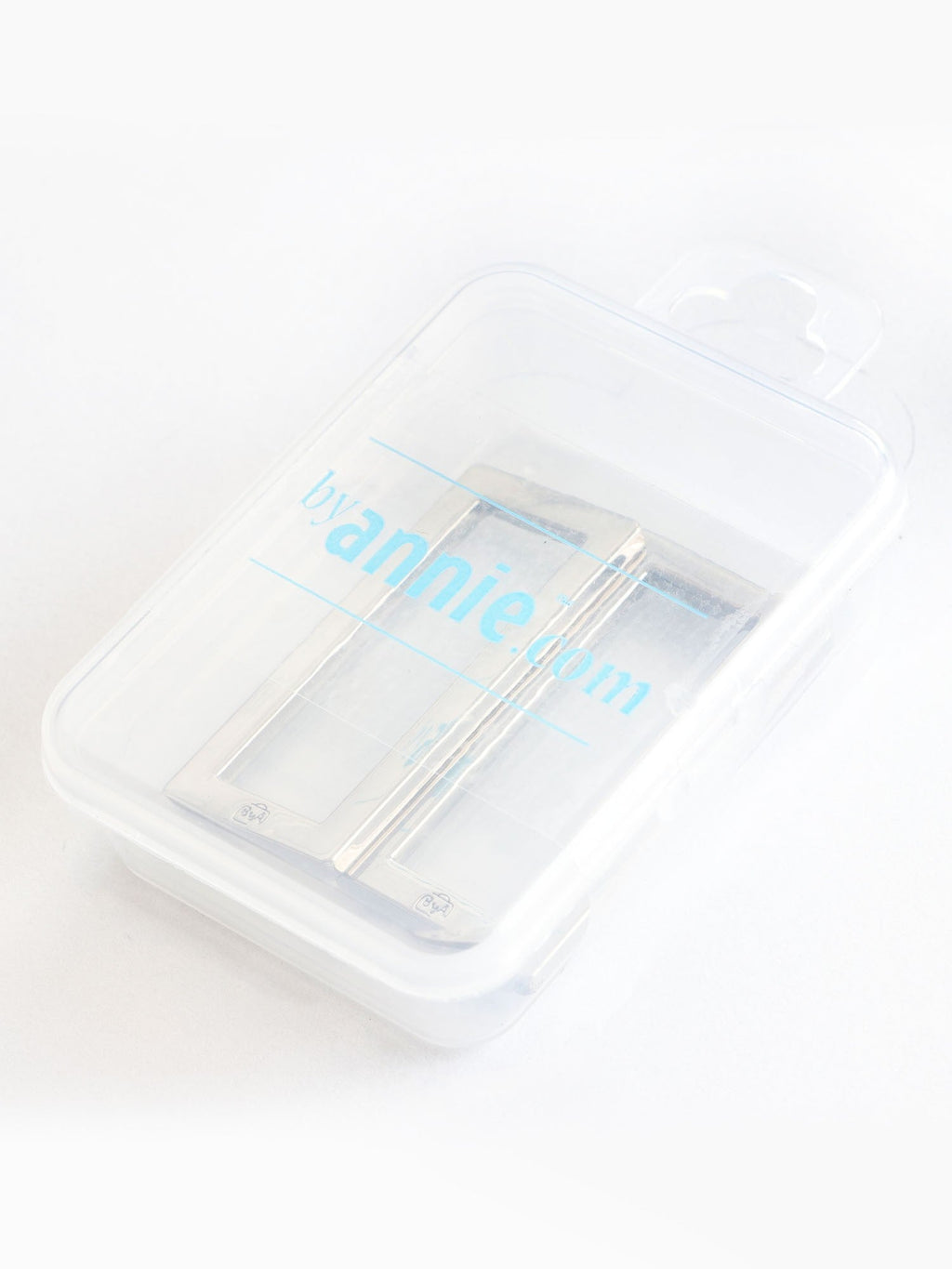 Hardware: Rectangle Ring 1 1/2" Slider (2) - Nickel Finish