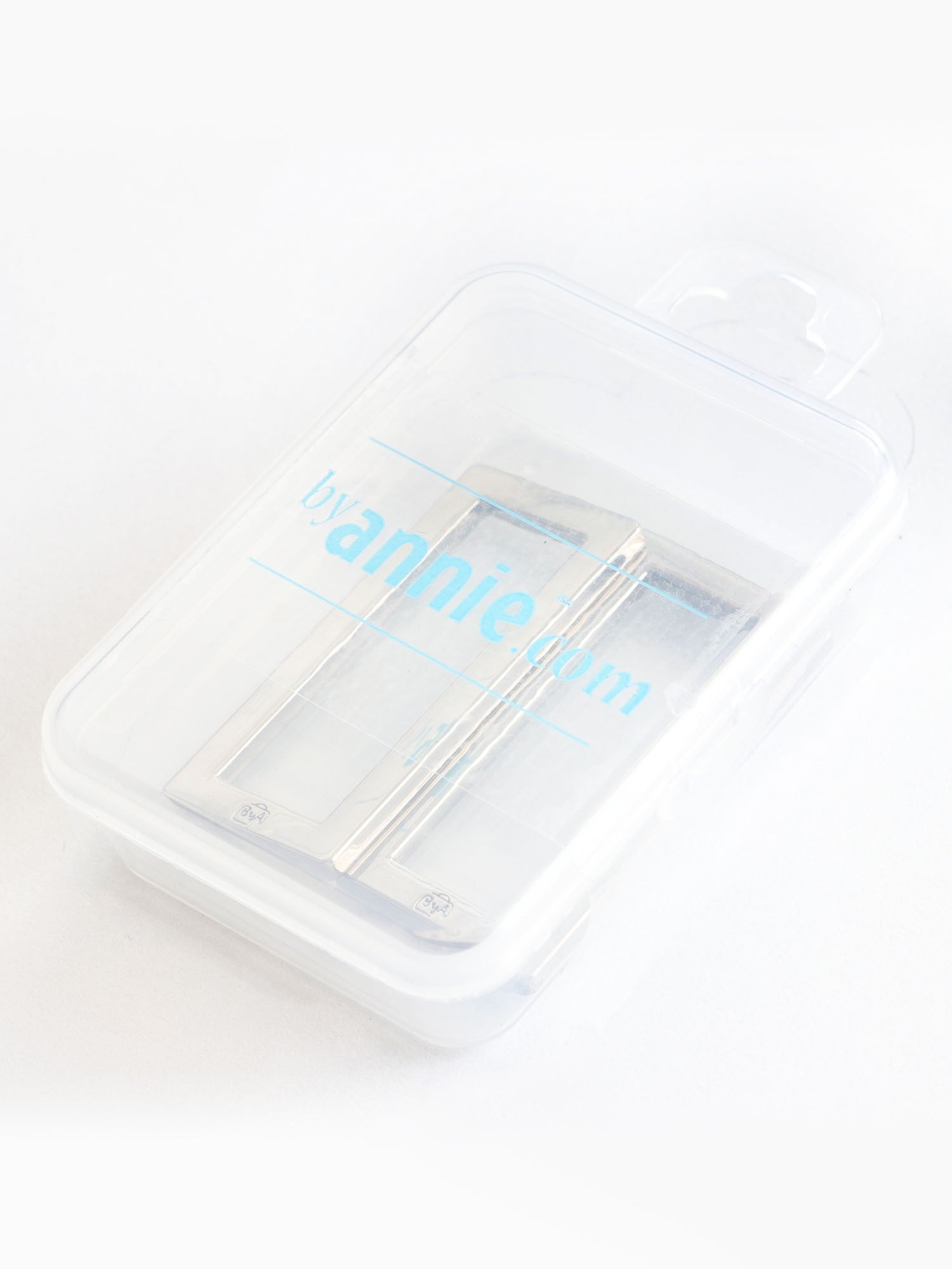 Hardware: Rectangle Ring 1 1/2" Slider (2) - Nickel Finish