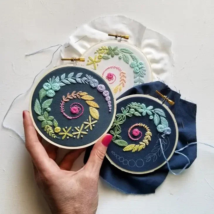 Spiral Sampler Embroidery Kit