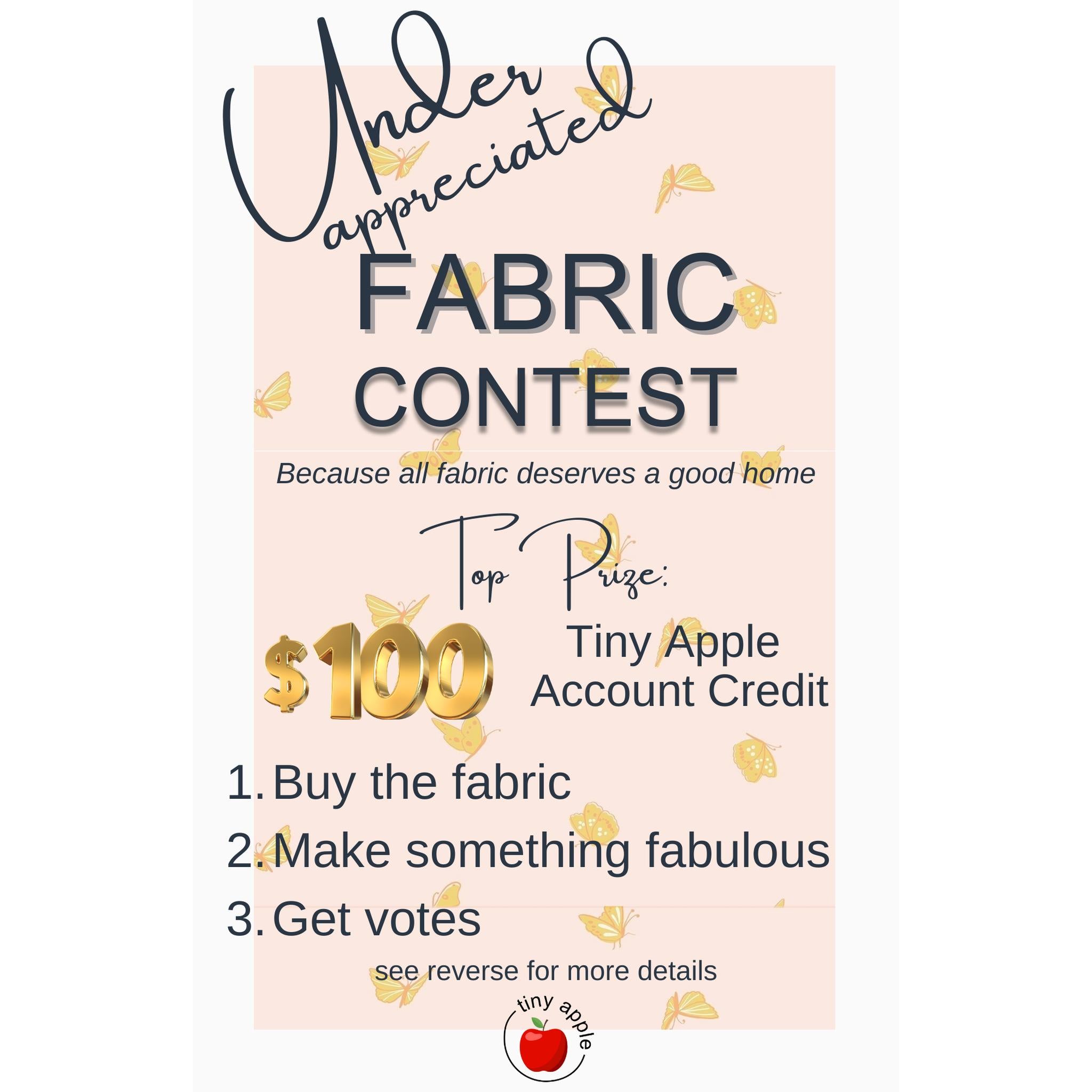 Underappreciated Fabric Contest: Flowerland