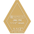 Paper Pieces: Jewel 1 1/2" - Acrylic Cutting Template
