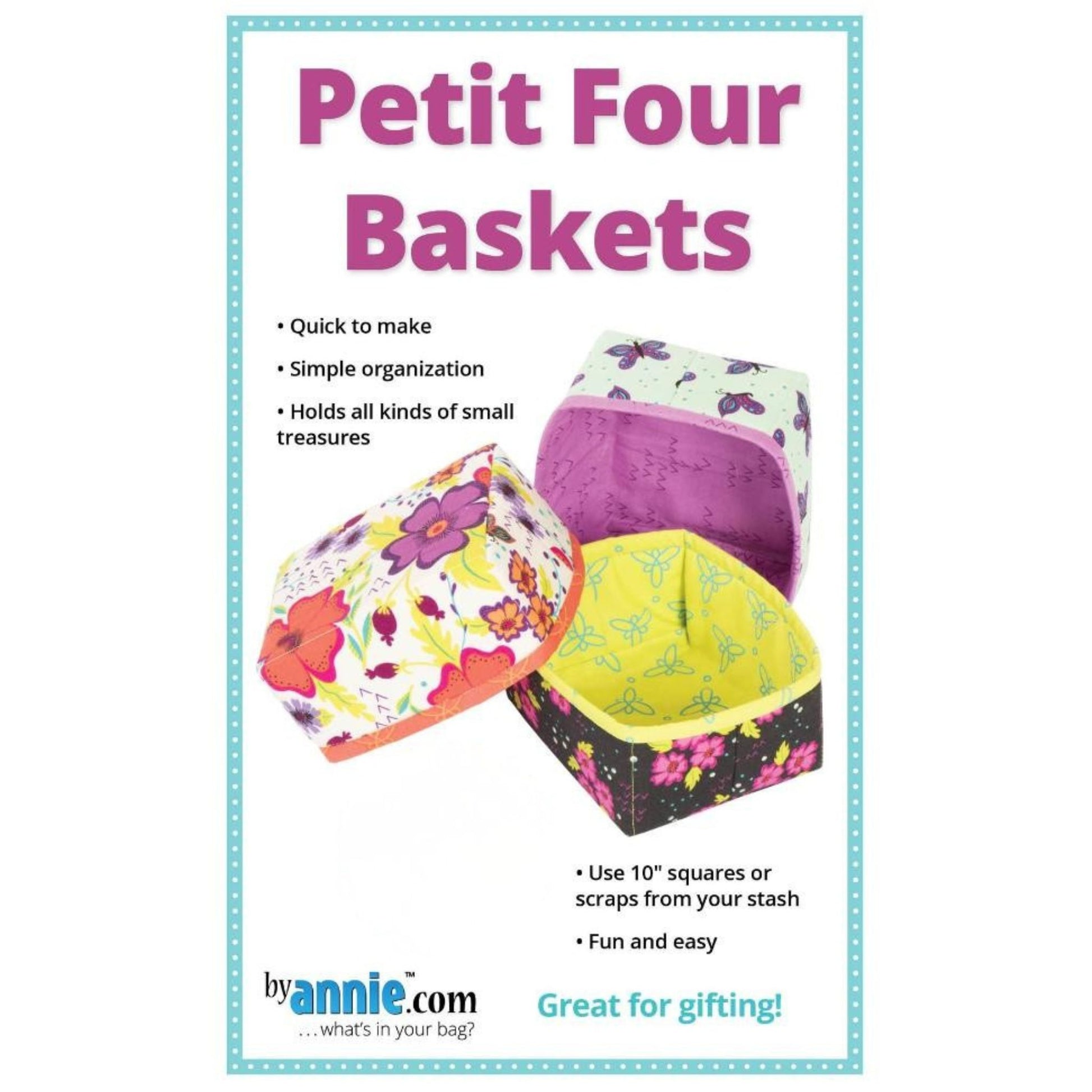 Pattern: byAnnie Petit Four Baskets