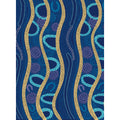 M&S Textiles - Gathering by the River Blue