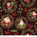 Up on the Housetop by Theresa Kogut Santa Holly: Cranberry