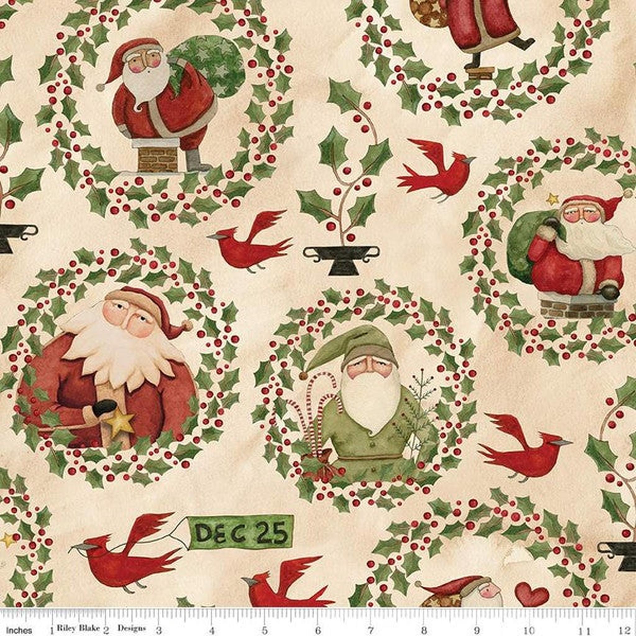 Up on the Housetop by Theresa Kogut Santa Holly: Snowflake