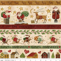 Up on the Housetop by Theresa Kogut Stripe: Snowflake