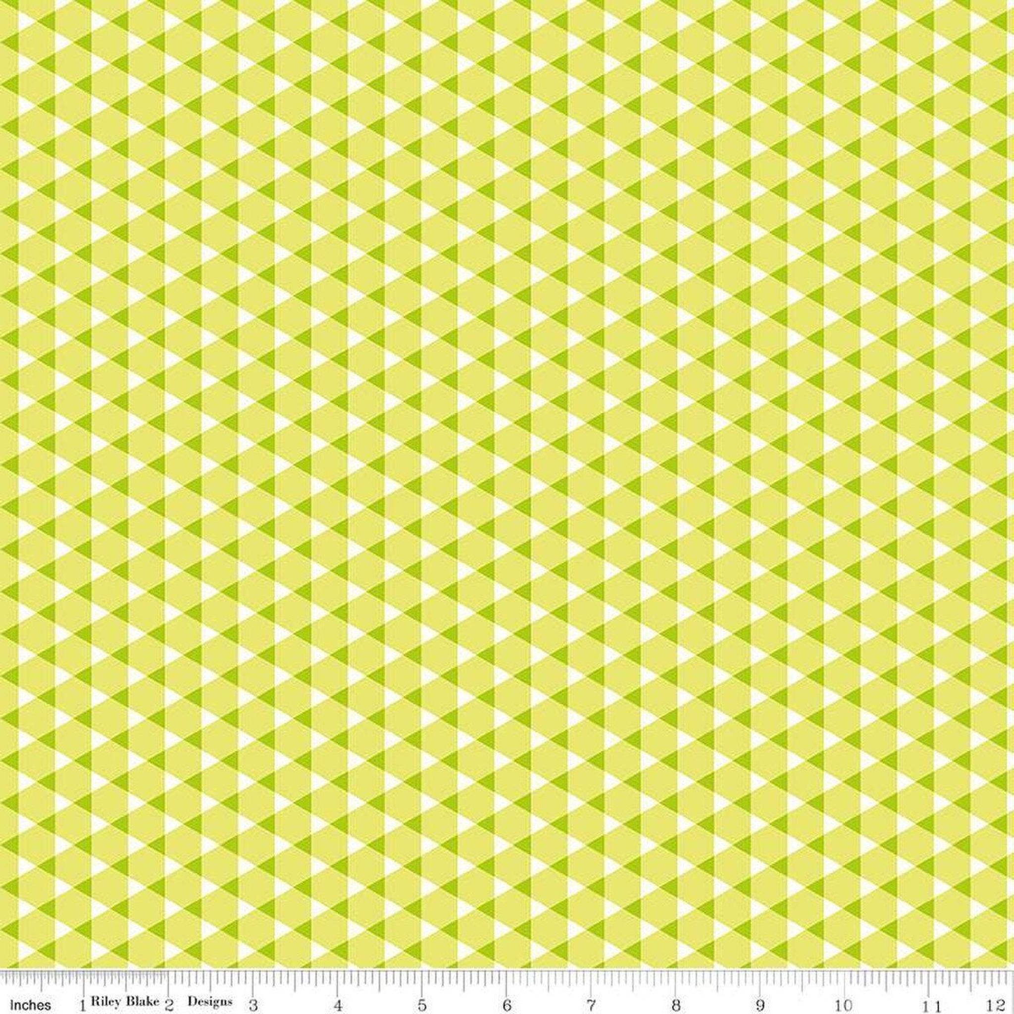 Vibrance - Triangle Gingham Pear