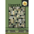 Pattern of 'Limerick' by Villa Rosa Designs with a patchwork design and flower illustration.