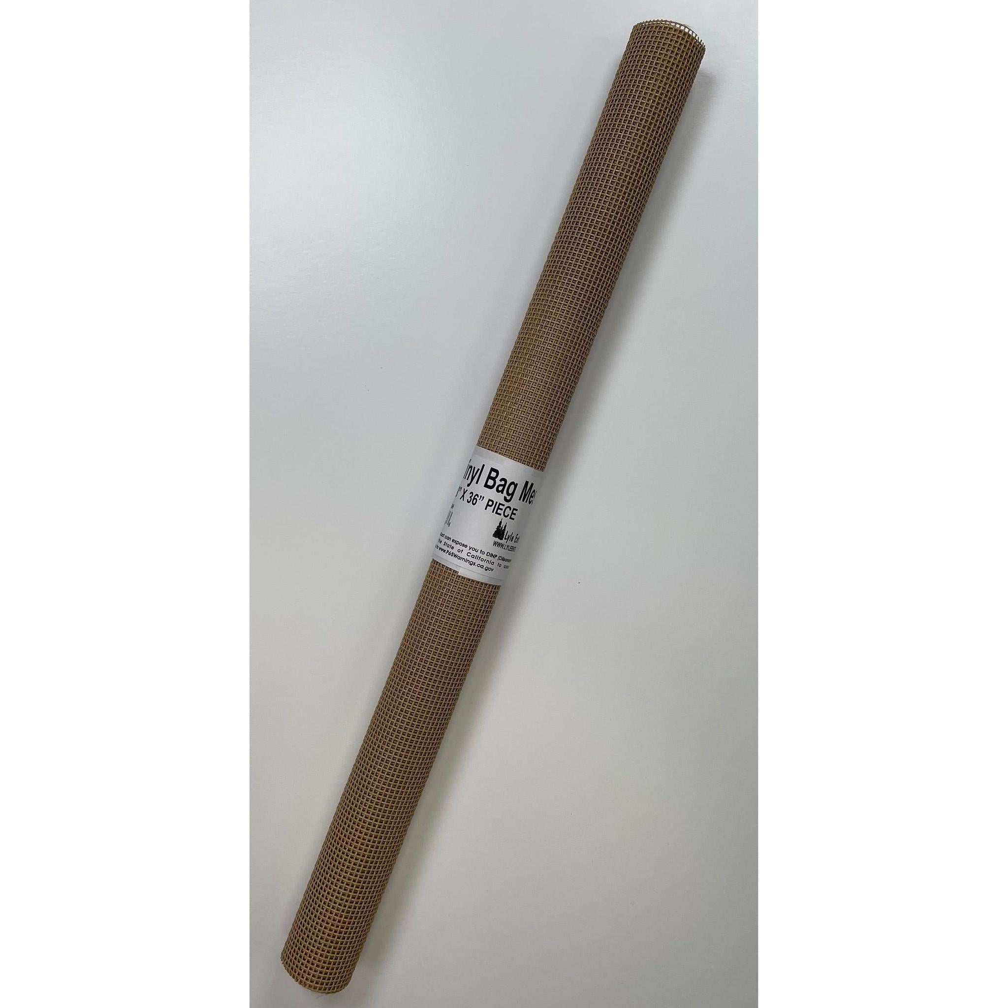 Vinyl Mesh Tan - 18in x 36in