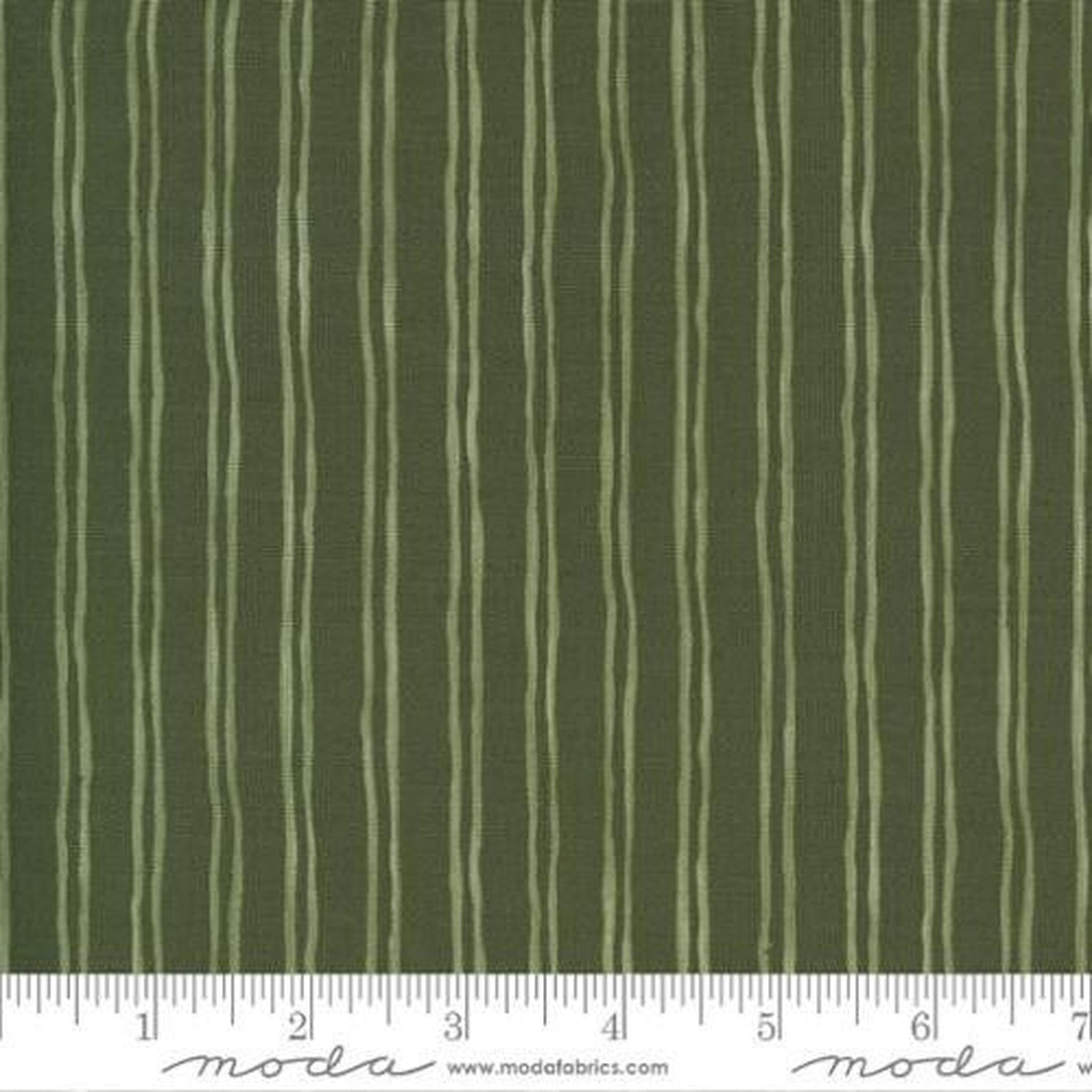 Violet Hill Pinstripe - Celery