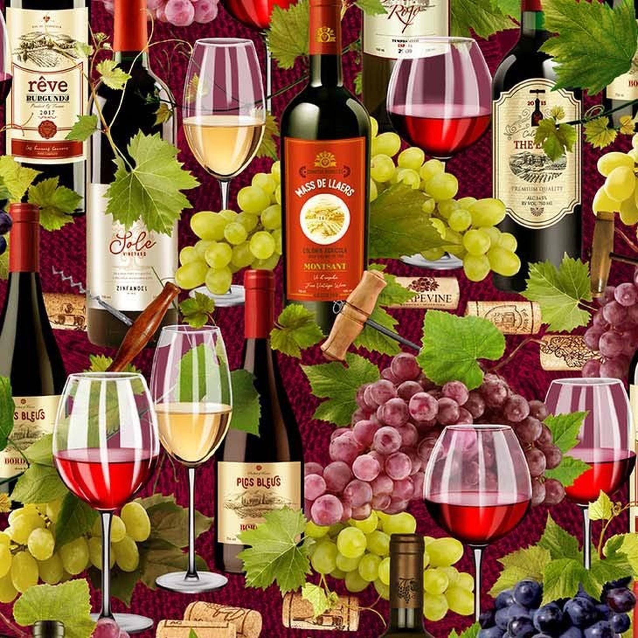 Viva Vino by Michael Miller - Cheers: Wine