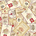 Viva Vino by Michael Miller - Wine Labels: Cream
