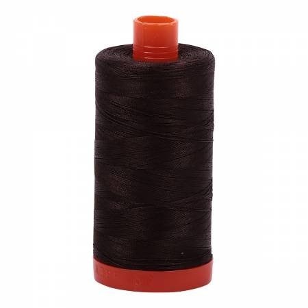 Aurifil Cotton Thread 50wt - Very Dark Bark A1050-1130