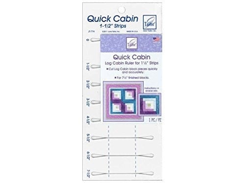 June Tailor Quick Cabin Ruler - 1-1/2" Strips *Final Sale*