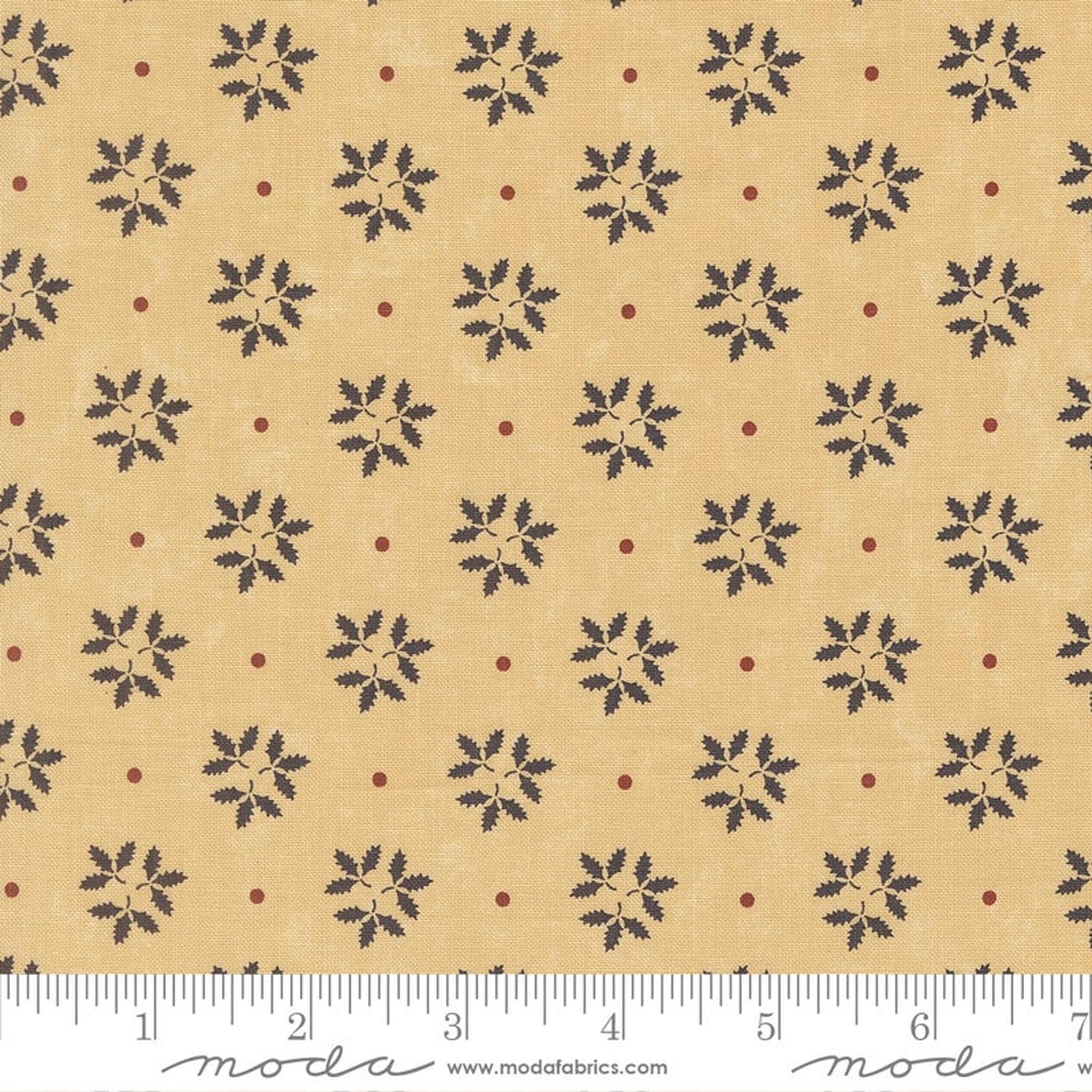 Wheatland by Kansas Troubles Quilters - Leaf Trio Wheat