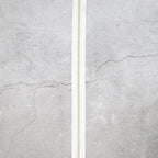 White Nylon Coil Zipper #3 - Gold Finish