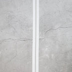 White Nylon Coil Zipper #3 - Nickel Finish