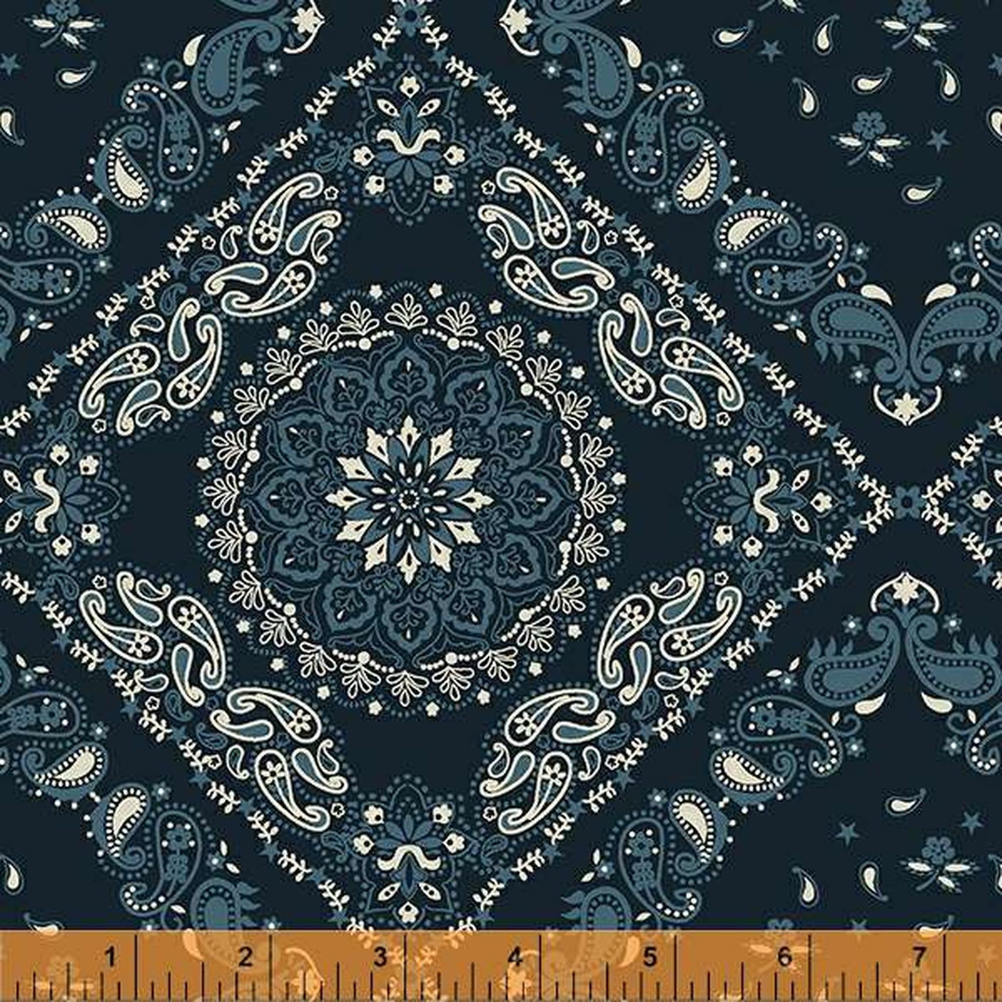 Windham 108" Bandana: Navy