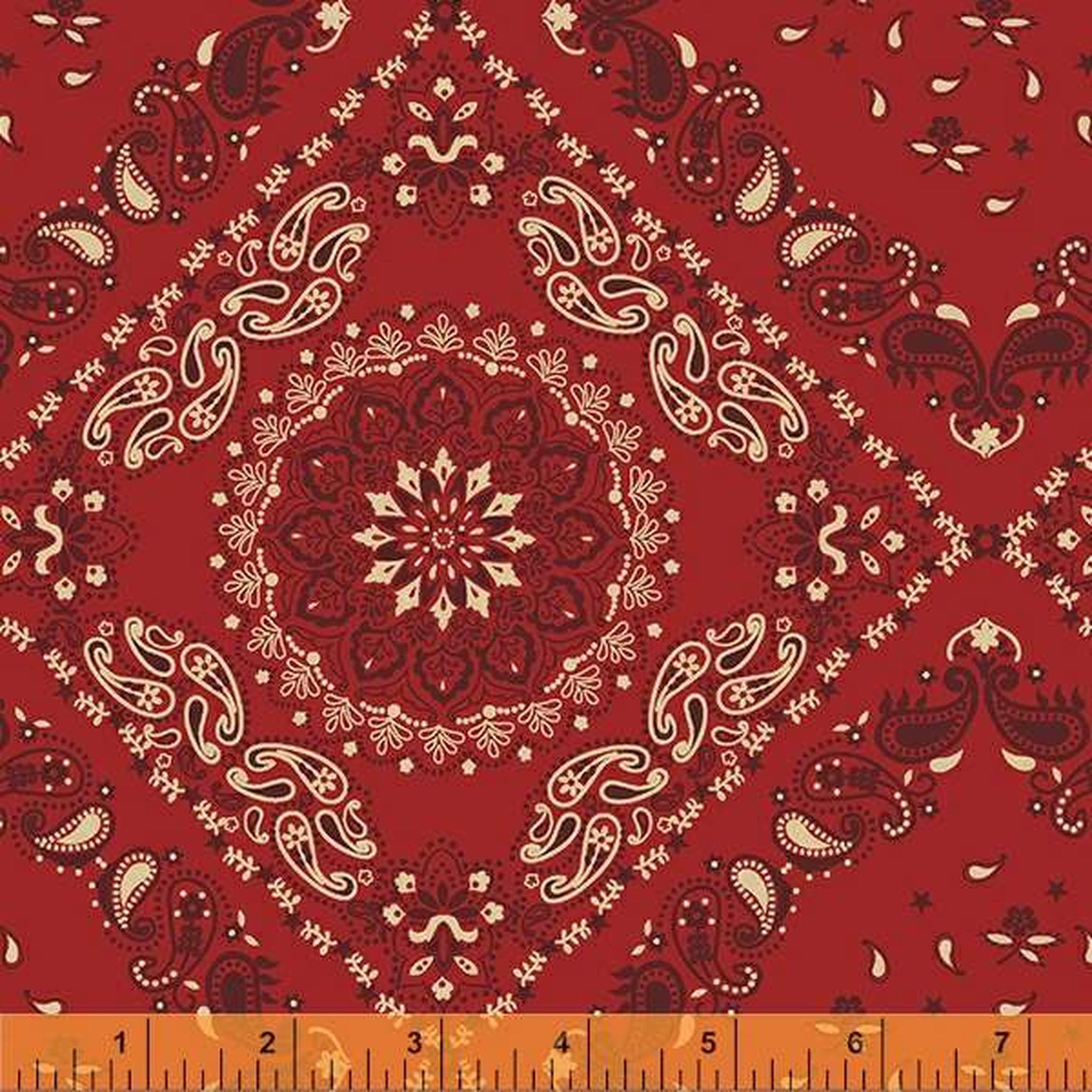 Windham 108" Bandana - Red