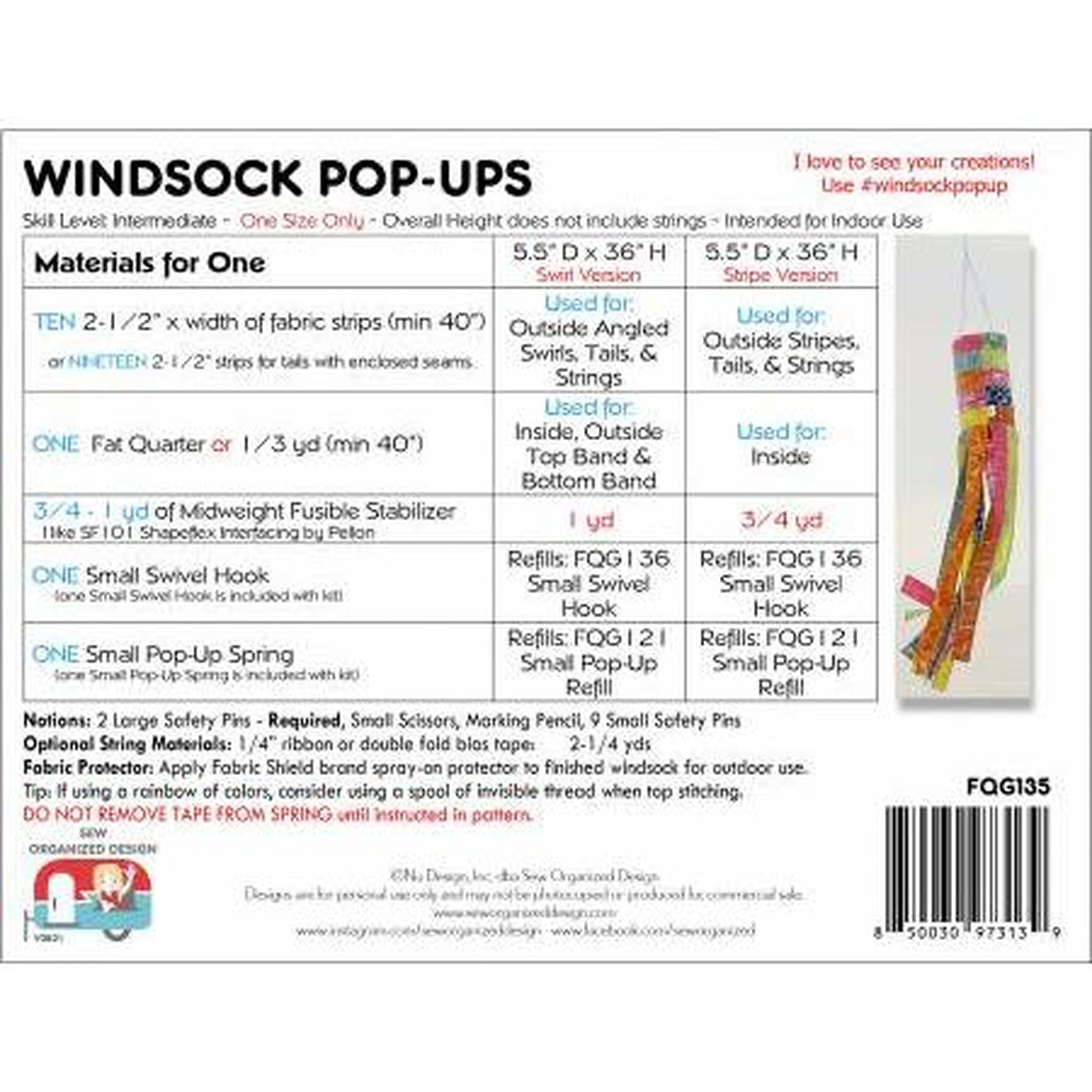 Windsock Pop Up Kit