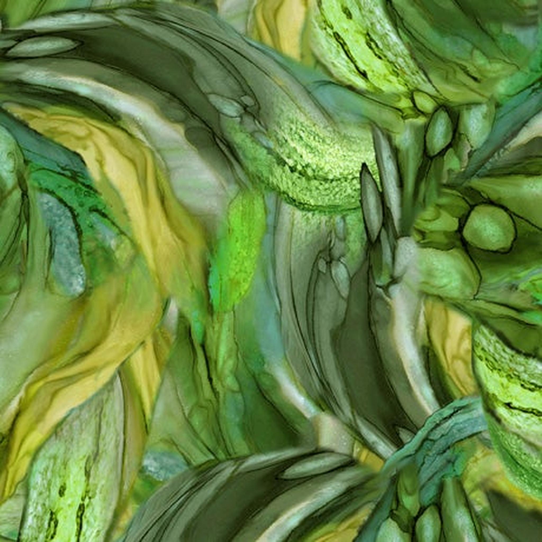 Windswept by Carol Cavalaris - Watercolor Abstract - G