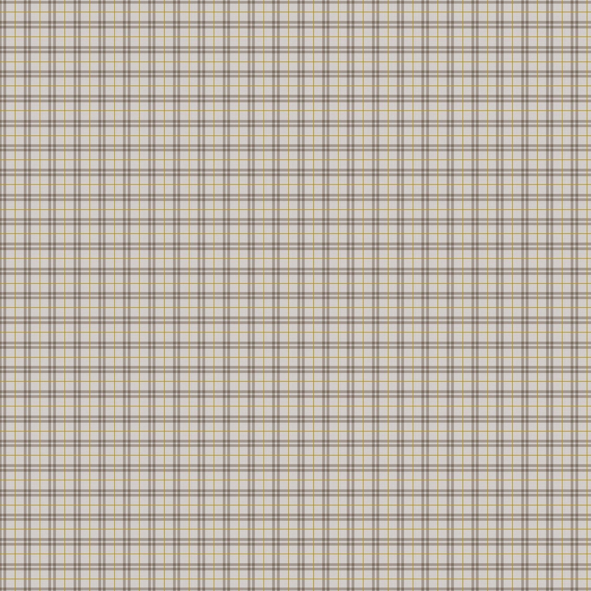 Winter Dreams by Bernadett Urbanovics Gingham: Taupe